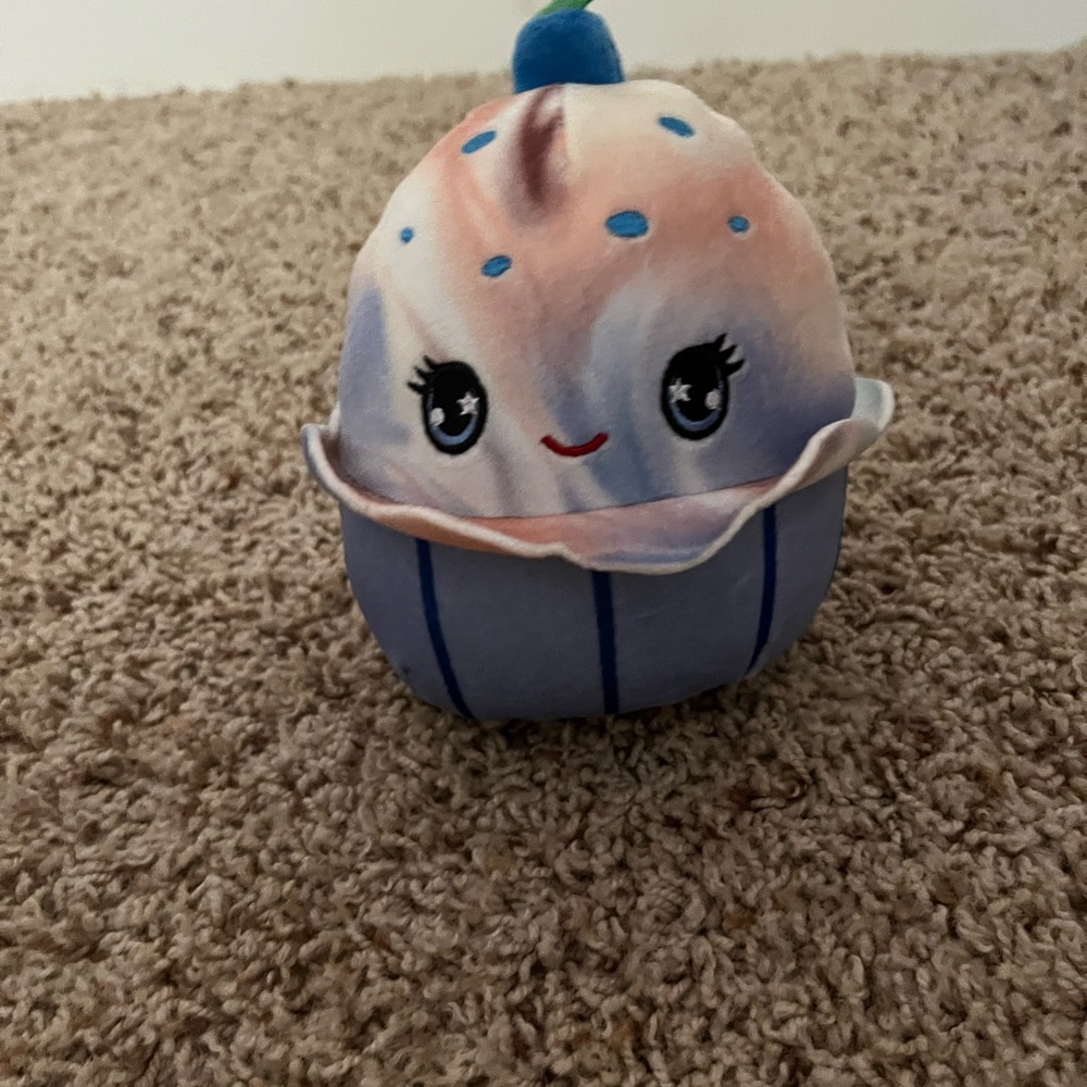 Squishmallows Blue Striped Plush